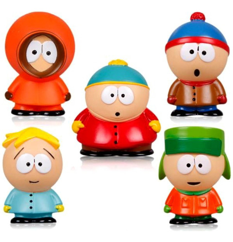 Muñecos De South Park Coleccion Caja X5