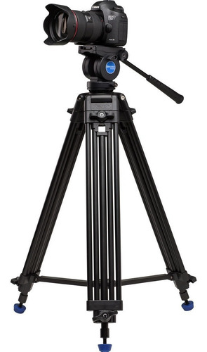 Imagem 9 de 10 de Tripé Benro Vídeo Kh25n 1,55m Cabeça Hidráulica Kh25 P/ 5kg