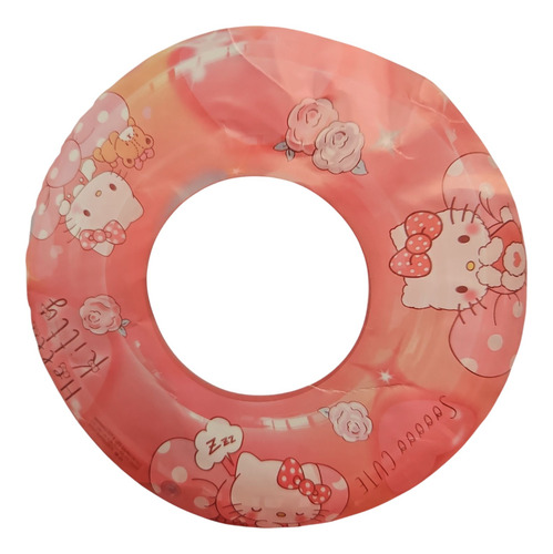 Salvavidas Dona Kitty Kuromi Stitch Alberca Playa Inflable