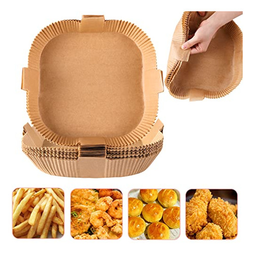 Air Fryer Disposable Paper Liner, Square Parchment Xnpgq