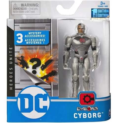 Figura Articulada Dc 10 Cm - Cyborg -