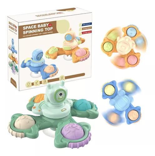 Juguetes Giratorios Spinner Con Ventosas Para Bebés Pack X3 – Saranh Store