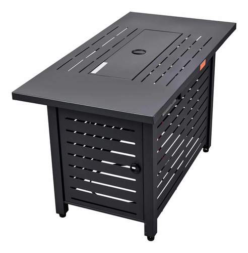 Mesa Pozo De Fuego Fogata De Gas 50,000 Btu Exteriores