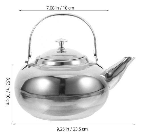 Tetera De Acero Inoxidable Para Estufa, Calor De Ebullición