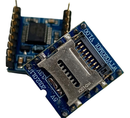 Módulo De Som, Voz E Música Wtv020 C/ Entrada Sd P/ Arduino