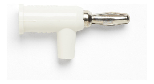 Pomona 1825-9 Banana Plug Cuello Seguridad Soldadura Blanco