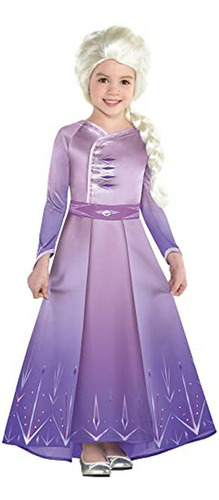 Disfraz De Elsa Arendelle Para Niñas, Frozen 2, Mediano, Inc