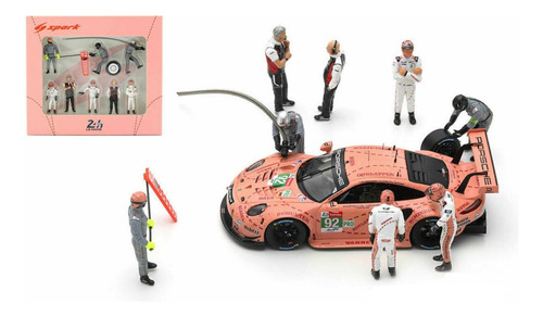 # Wwz 1/43 Spark Set Porsche Le Mans Figuras Colección Hobby