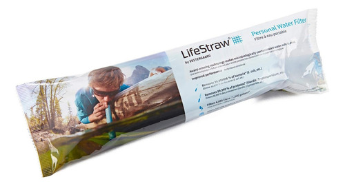Filtro De Agua Personal Lifestraw Camping Viajes Senderismo Color Azul