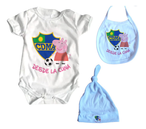 Set Ajuar Bebe X3 Piezas Leandro N Alem