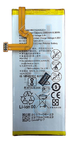 Bata Para Huawei P8 Lite L23 Gr3 Hb3742a0ezc+ 100% Original