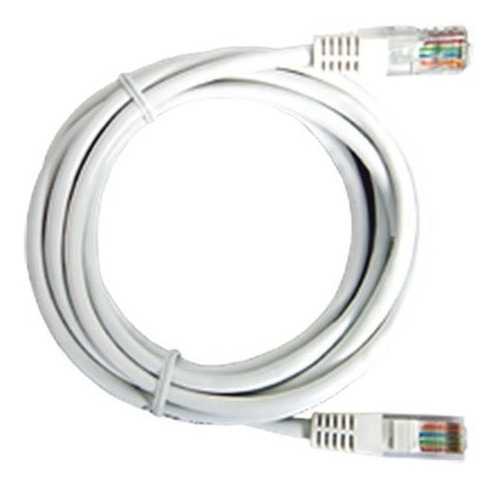 Patch Cord Cable Parcheo Red Utp Cat 5e 7 Metros Blanco