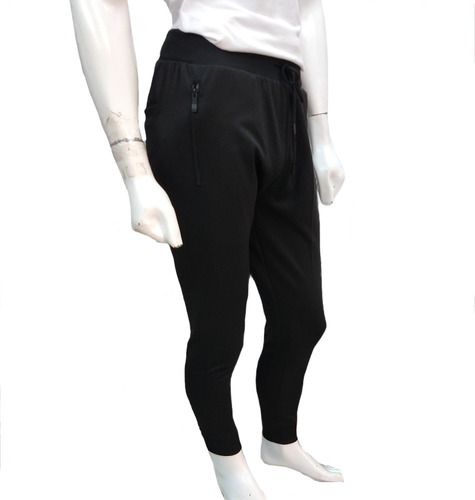 Imagen 3 de 5 de Pans Para Hombre Jogger Deportivo Casual Con Cierre Pedreria