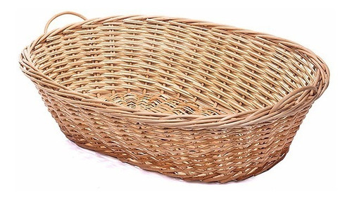Imagem 3 de 3 de Cesta De Pães Vime Padaria Empório Ref.1280 64x50x19