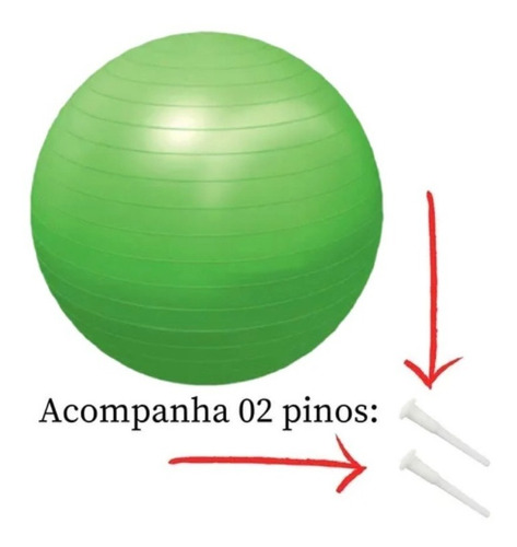 2 Bolas De Pilates - 75 Cm - Anti Burst - Promoção