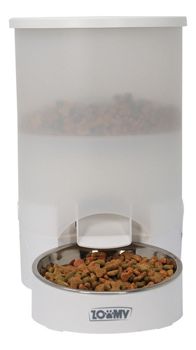 Comedero Smart Para Mascotas Zoomy Acero Inoxidable 3l C/app Color Blanco