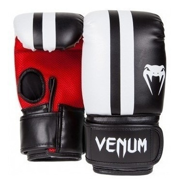 Luva Venum Bater Saco Elite Black Ice Red