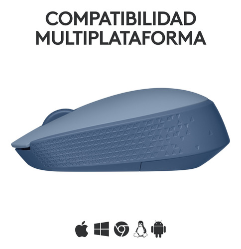 Mouse Inalámbrico Logitech M170 C/tecnología 2,4ghz Bluegrey