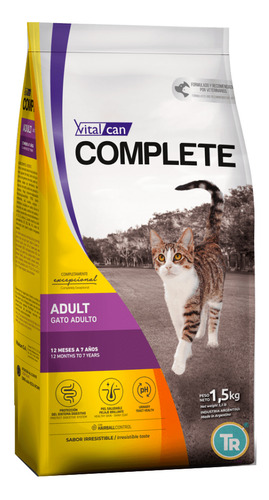 Ración Vitalcan Complete Gato Adulto + Obsequio Y E. Gratis