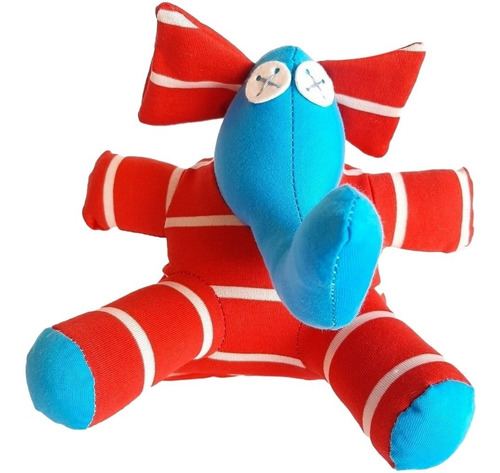 Muñeco Juguete Animal Elefante Para Bebes Sensorial De Apego