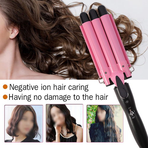 Rizador De Pelo Ondas Cerámica Con Temperatura Ajustable20mm