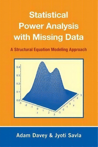 Statistical Power Analysis With Missing Data, De Adam Davey. Editorial Taylor Francis Inc, Tapa Blanda En Inglés
