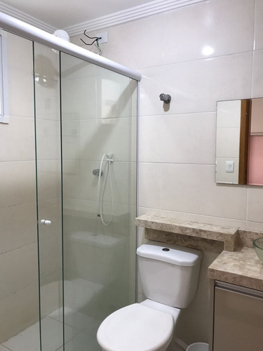 Imagem 16 de 23 de Apartamento 2 Dormitórios Com Móveis Planejados, Infraestrutura E Lazer Na Cobertura E Perto Da Praia Na Vila Tupi Em Praia Grande - Sp - Ap00520 - 70459965