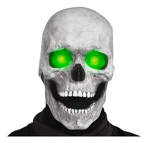 Espeluznante Máscara De Calavera De Halloween, Con Ojos Bril