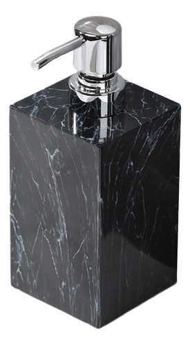 Dispensador De Jabón Líquido Con Textura De Mármol Negro