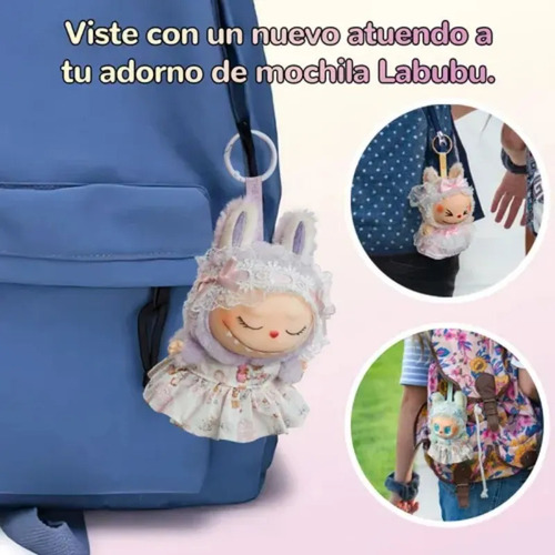 Ropa Nueva De Labubu Dolls, Llaveros De Felpa, Regalo
