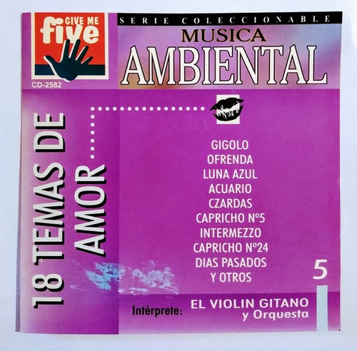 Música Ambiental Cd Nuevo Con Grandes Temas 