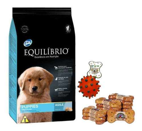 Equilibrio Perro Cachorro Raza Grande 15 Kg + Regalos