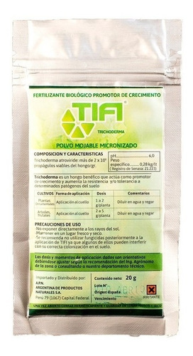 Tifi Trichodermas 20g Growshop Up