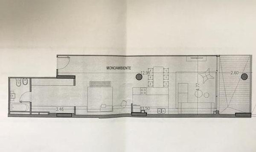 Imagen 26 de 26 de Oficina: Gran Monoambiente A Estrenar De 85 M2