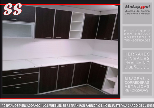 Muebles De Cocina Bajomesada Alacena Placard Carpinteria