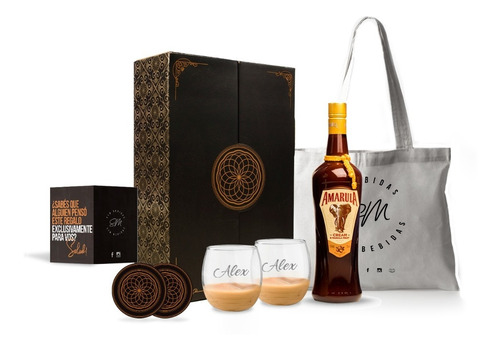 Box Amarula Licor Crema 750cc Import Regalo Para Aniversario