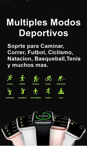 Imagen 5 de 7 de Smartwatch W26+ Cardio Presion Llamadas Temperatura Oximetro