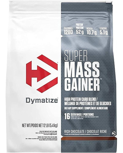 Mass Gainer Chocolate 12 Lb Dym - L a $74963