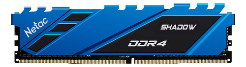 Memoria RAM Shadow gamer color azul 8GB 1 Netac NTSDD4P32SP-08