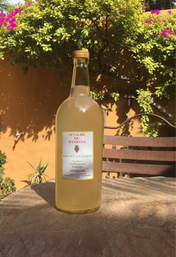 Vinagre De Manzana Natural Probiotico Artesanal Envío Gratis