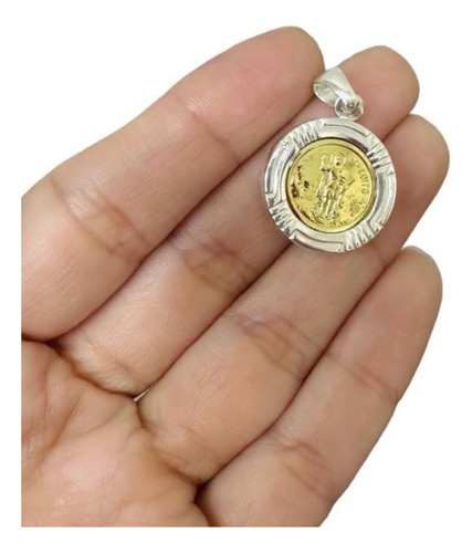 Dije San Expedito Plata 925 Oro Comunión Bautismo