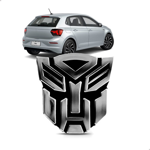 Emblema Autocolante Transformers Autobot Cromado