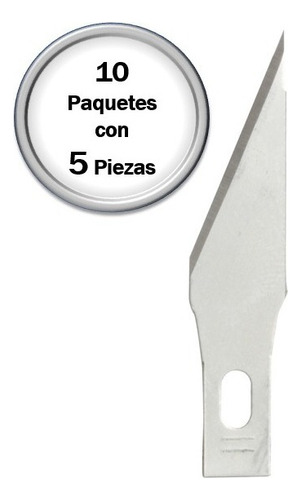 10 Repuestos Para Exacto Metálico Con 5 Piezas #11a