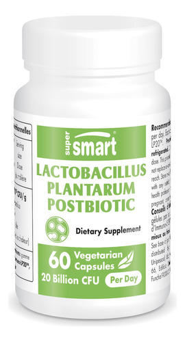 Suplemento Supersmart Lactobacillus Plantarum Postbiotic 20b