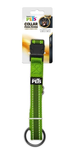 Imagen 1 de 5 de Collar Para Perro Grande Con Bandas Reflejantes