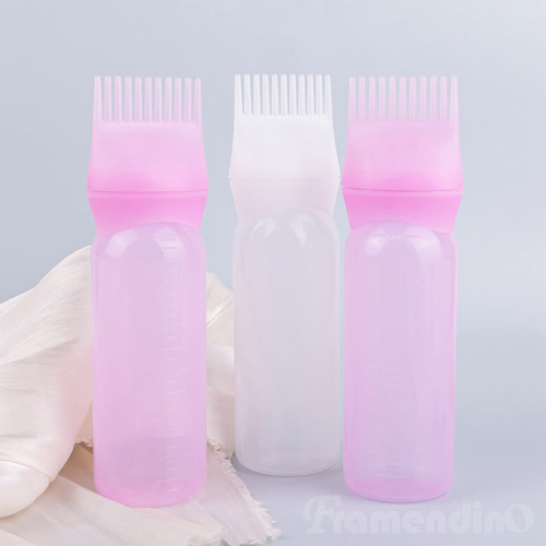 Paquete De 4 Botellas Aplicadoras De Peine De Raíz