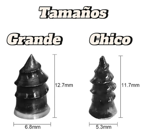 Kit Tarugo Pinchadura Parche Auto Moto Monopatin Pack X4