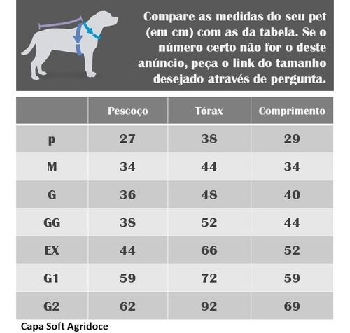 Imagem 3 de 10 de Roupa Roupinha Capa Plush Cachorro Porte Grande G2