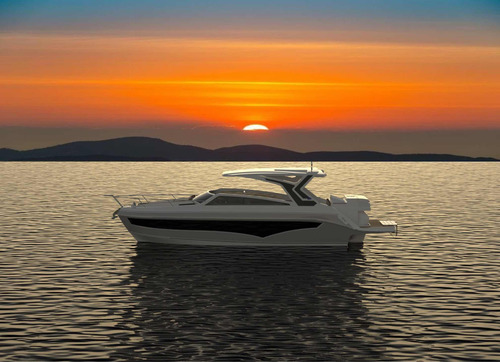 Lancha Real 35 Cabriolet Com 2x Mercury 150hp 4t Nova