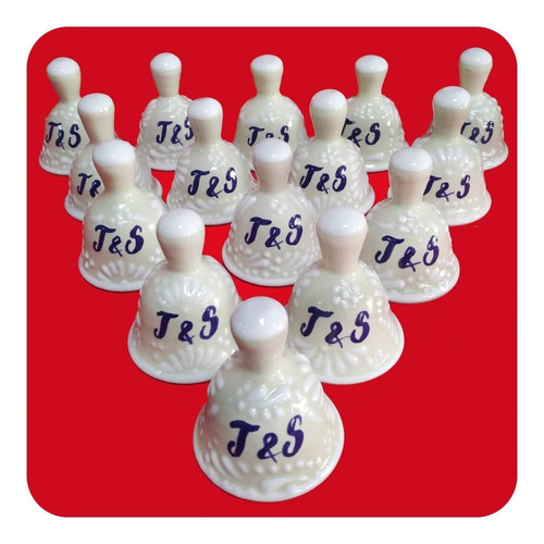 Imagen 8 de 9 de 50 Campanas Talavera Poblana Envío Gratis! C/ Iniciales Cmp